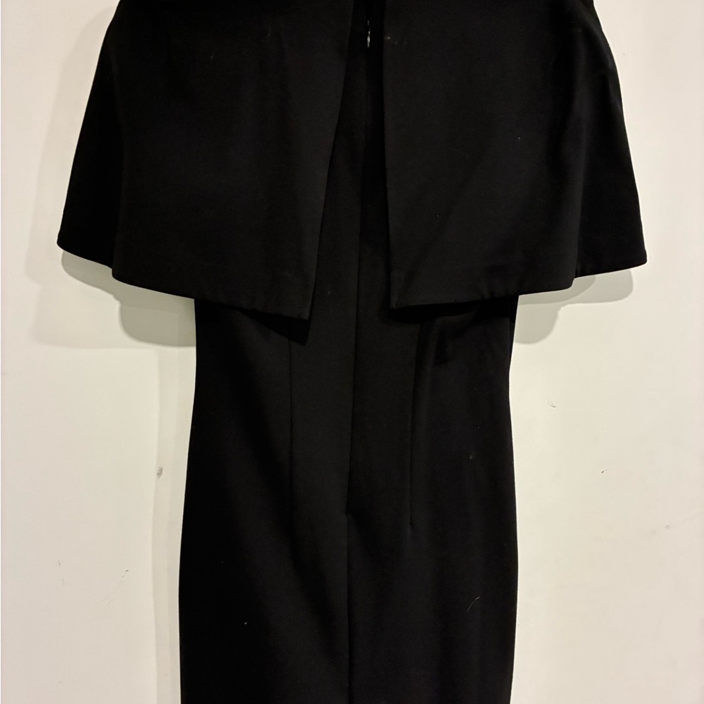 Pink Tartan Black Cape Dress